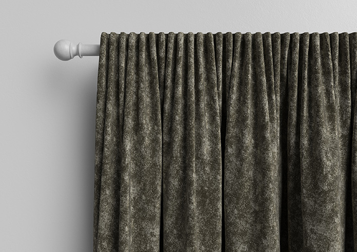 Caen Chenille, Grey - Made to Measure Curtains - Image 10